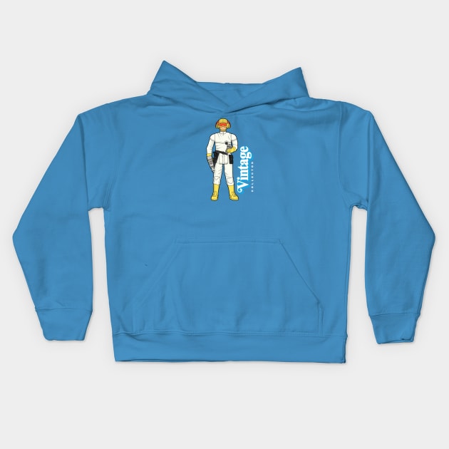 Vintage Collector - Twin Pod Pilot Kids Hoodie by LeftCoast Graphics